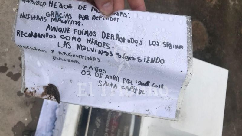 La conmovedora carta de una nena de 7 años a los soldados de Malvinas