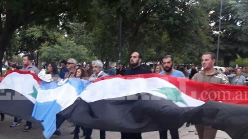 Frías se manifestó por la paz de Siria