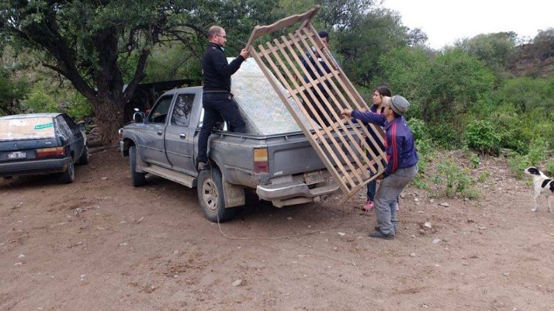 El senador Cordero asistió a familia ancasteña