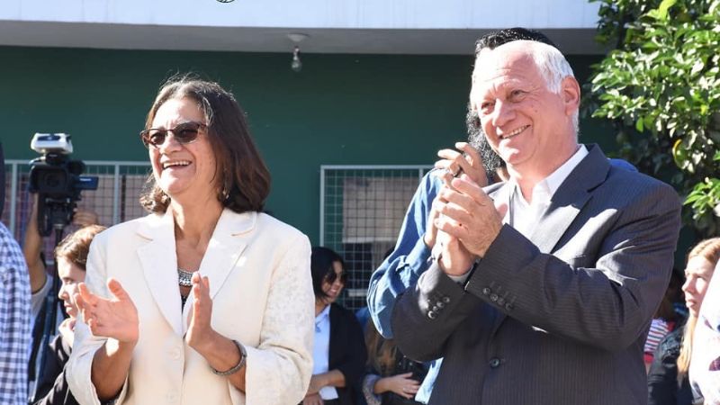 Por primera vez, Jalile recibe a Corpacci en Valle Viejo