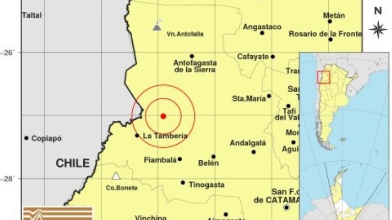 Tres temblores en cinco horas