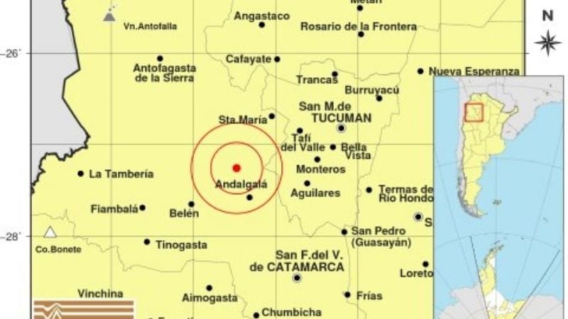 Tres temblores en cinco horas