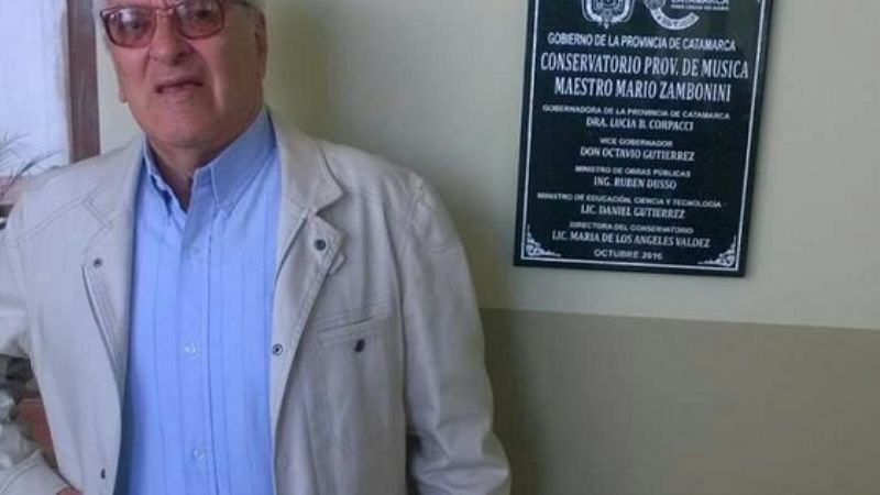 Dolor por el fallecimiento del destacado profesor Rodolfo Argañaraz