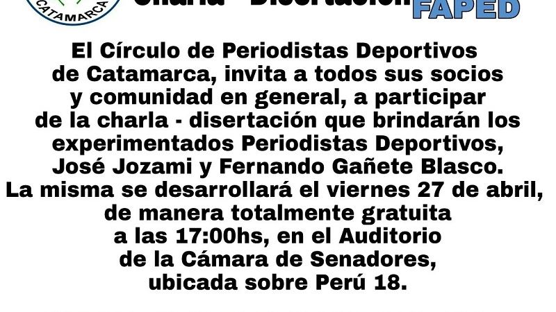 Charla del “Círculo” iniciando festejo de su 45° Aniversario