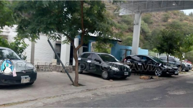 Secuestran vehículos en el puesto caminero de Las Rejas