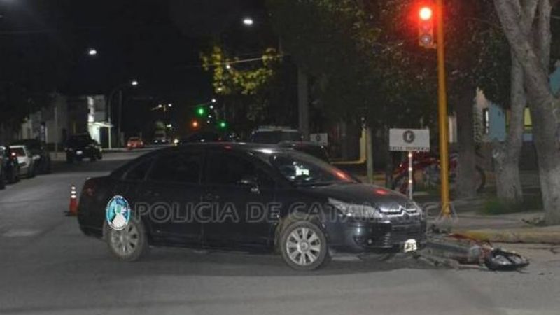 Automovilista chocó a una moto conducida por un niño