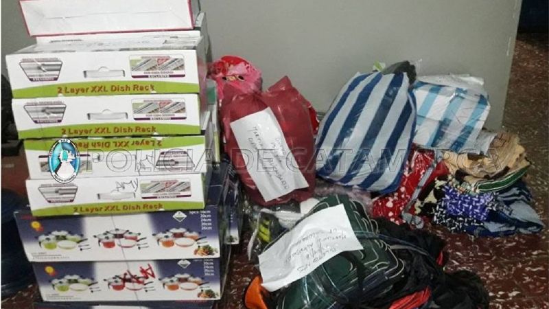 Secuestran 30 mil pesos en mercadería ilegal en El Portezuelo