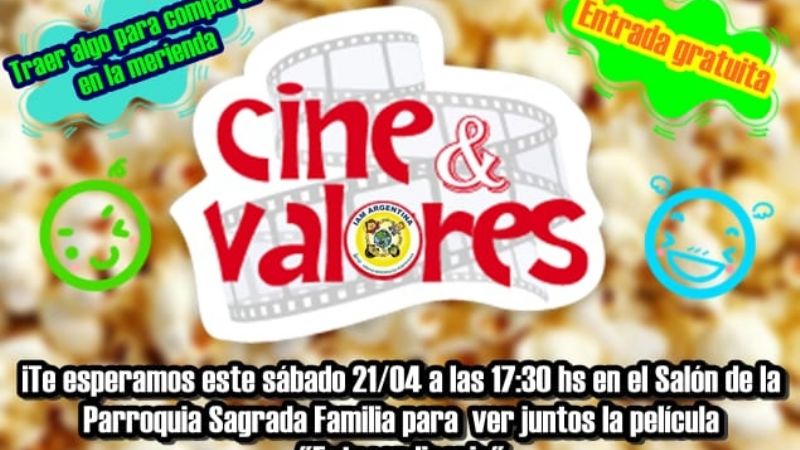 Cine y valores en la parroquia de la Sagrada Familia