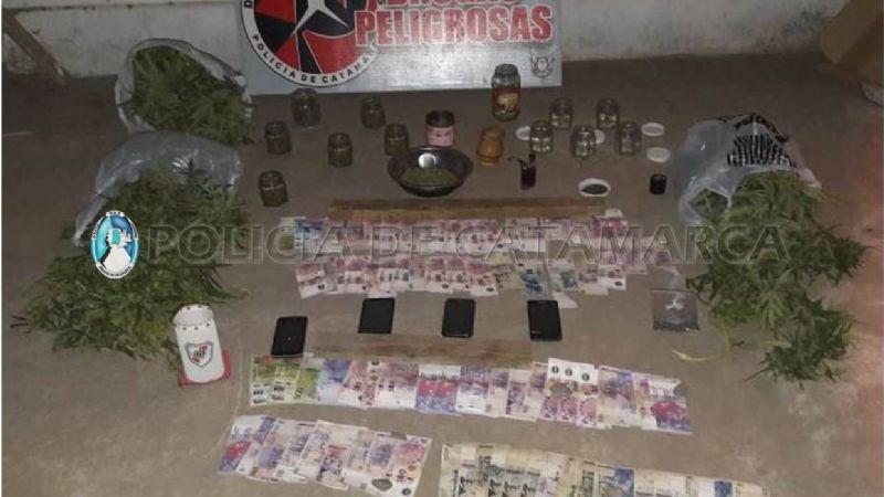 Desbaratan otro kiosko de drogas en el sur de la Capital