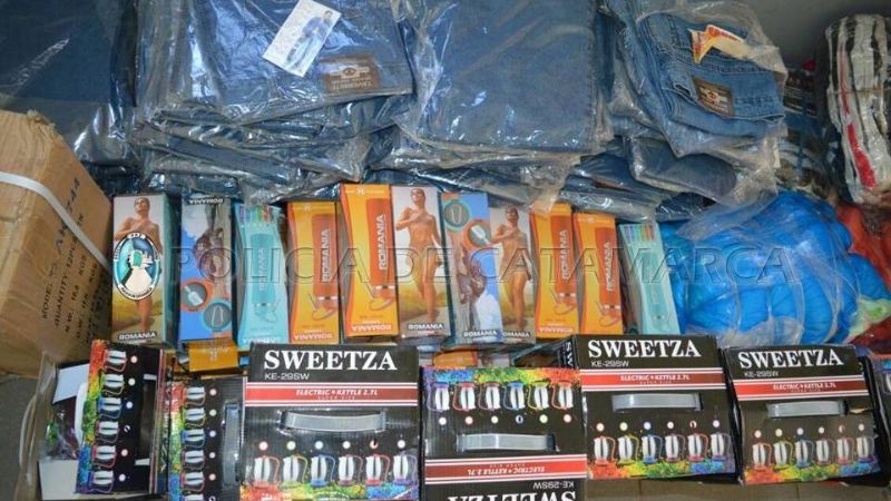 Secuestran mercadería ilegal valuada en $200.000