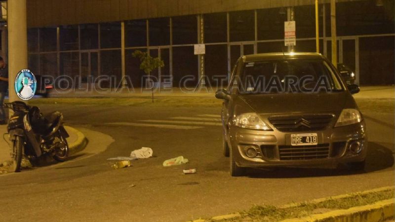 Choque en la Recalde