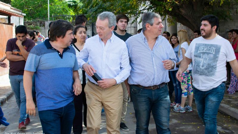 Manzi y Vazquez Sastre con timbreo en el Eva Perón