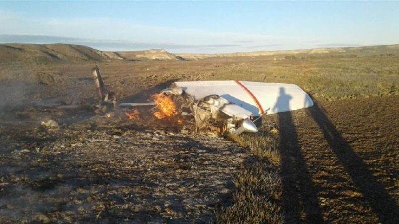Cayó una avioneta en Península de Valdés y murieron dos personas