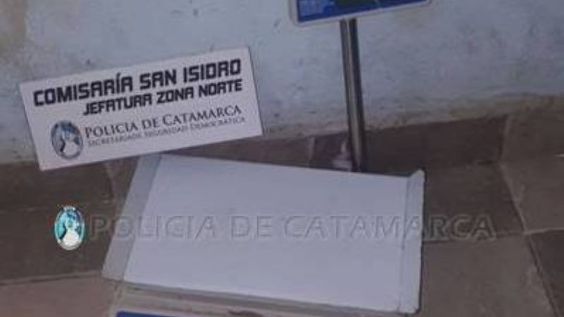 Recuperan una balanza robada