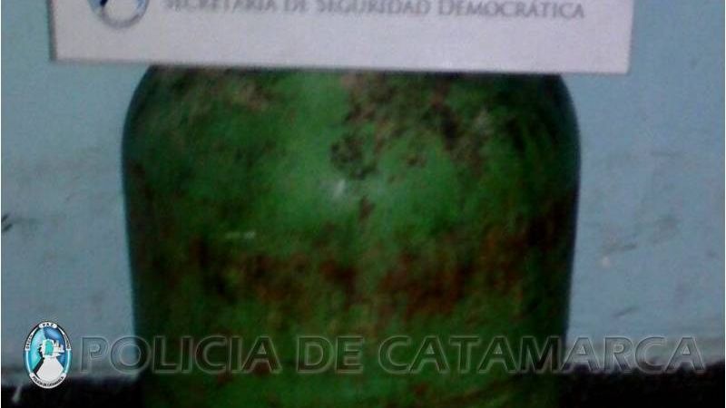 Recuperan una garrafa