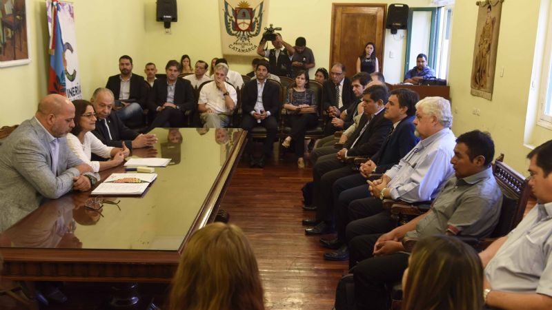 Corpacci presidió la reunión del Consejo Asesor Minero