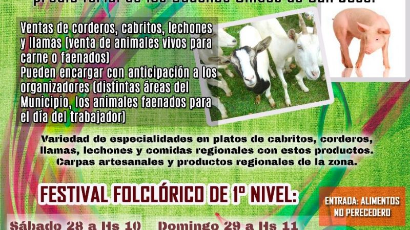 Arranca la Feria Gastronómica del Trabajador Rural en San José