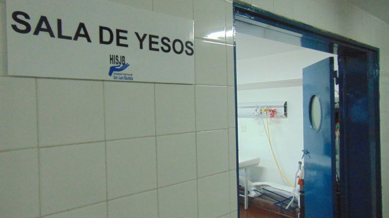 Inauguraron una moderna Sala de Yesos en el Hospital San Juan Bautista