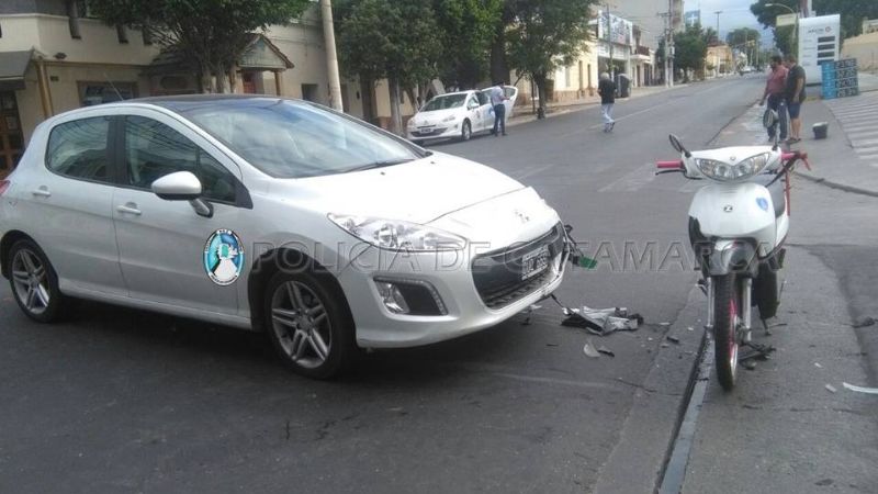 Choque en Guemes y Junín