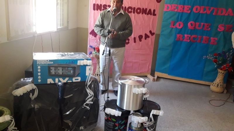 Entrega del Fortalecimiento Institucional en San José