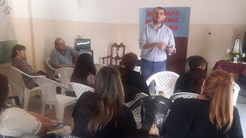 Se realizó la asamblea parroquial en Pomán