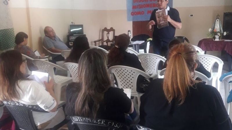 Se realizó la asamblea parroquial en Pomán
