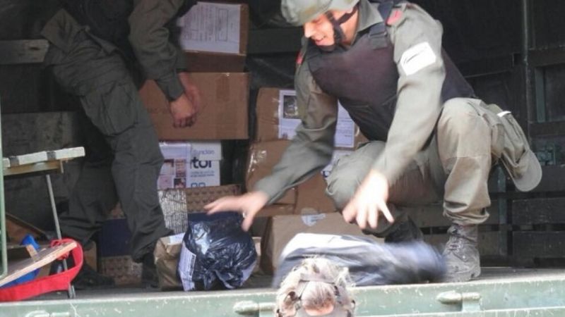 Así incineran la droga incautada por la policía