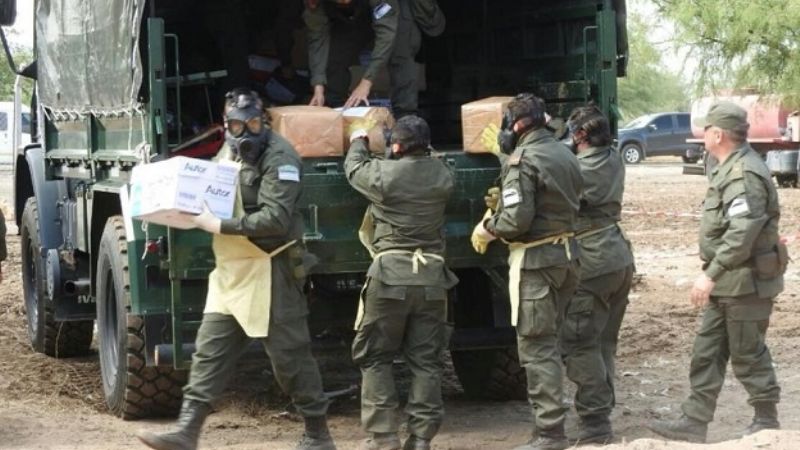 Así incineran la droga incautada por la policía