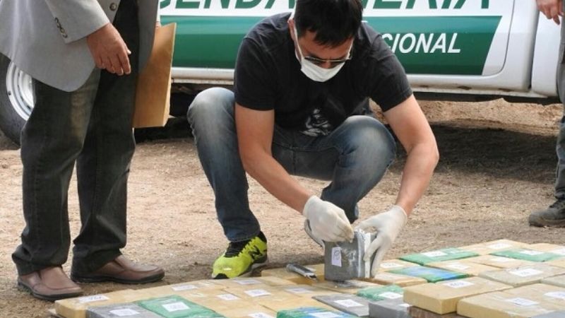 Así incineran la droga incautada por la policía