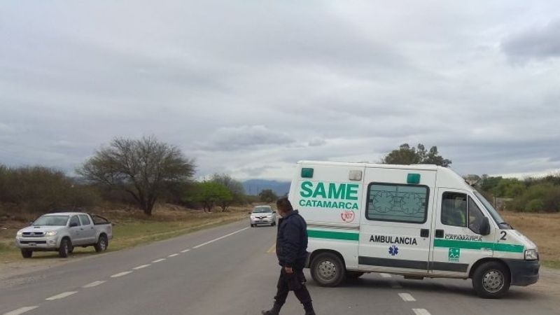 Perdió el control y volcó en la ruta 38
