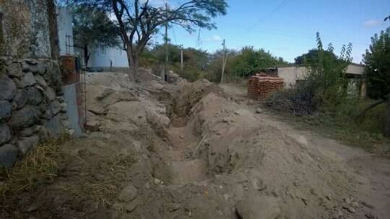 Nuevo tramo de red de agua potable