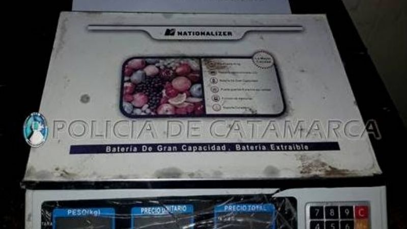 Secuestran una balanza digital robada en Santa Rosa