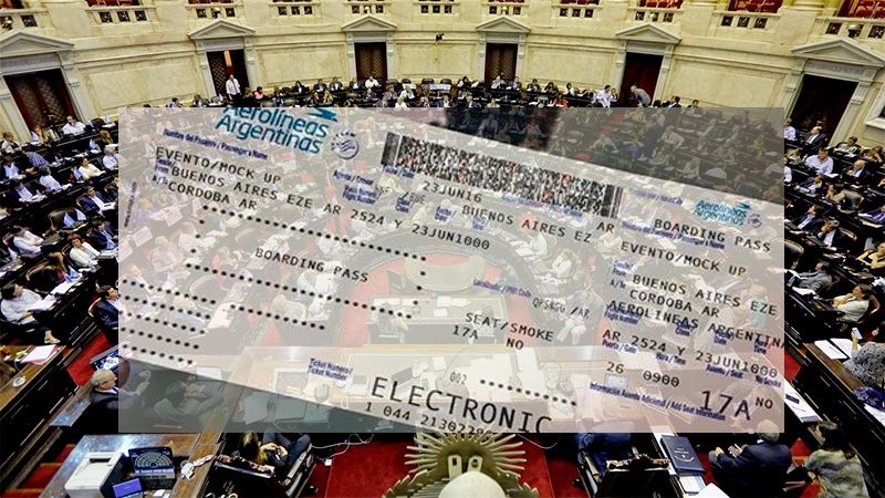 Impulsan proyecto oficialista para eliminar el canje de pasajes