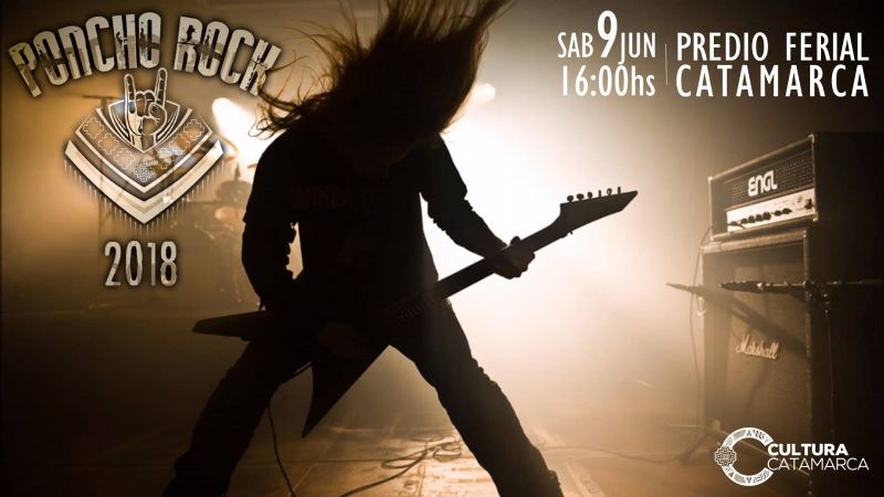 Últimos días para las propuestas del Poncho Rock 2018
