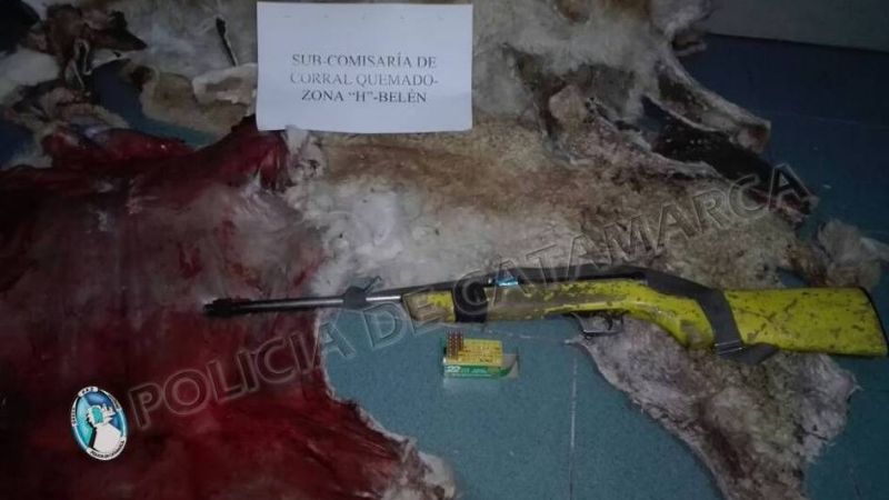 Aprehenden a un cazador furtivo en Belén