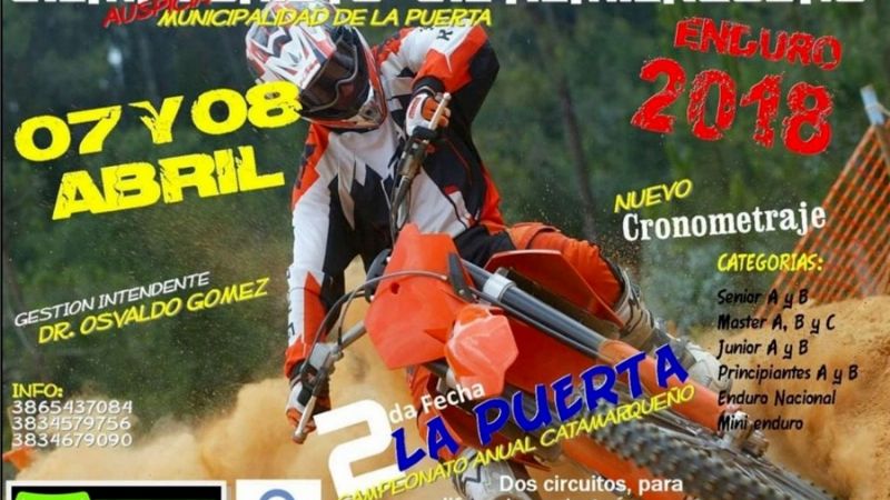 El Enduro Provincial correrá este fin de semana en La Puerta