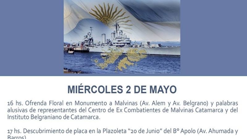 Acto homenaje a los héroes catamarqueños en Malvinas