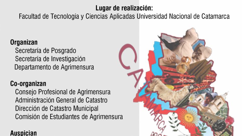 Catamarca será sede del Tercer Encuentro Nacional de Investigadores de Agrimensura