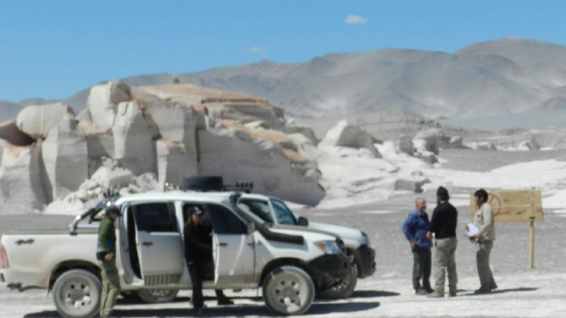 Operativo de control y vigilancia en Campo de Piedra Pómez