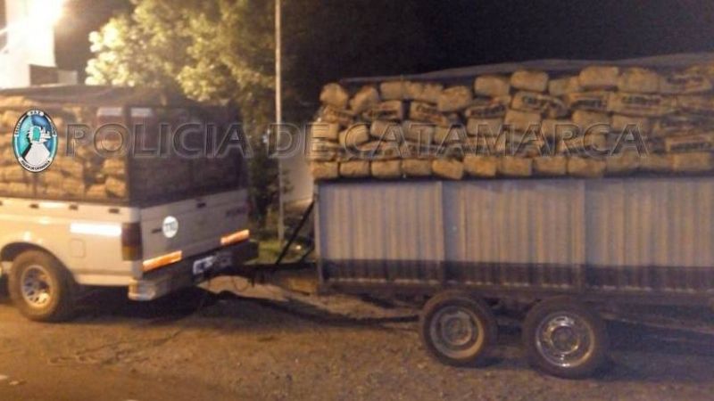 Secuestran gran cantidad de carbón en Capayán
