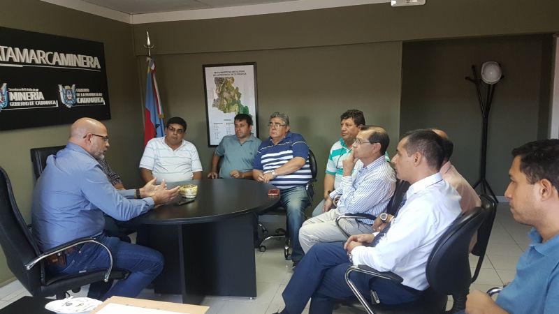 Minería con representantes de la CGT