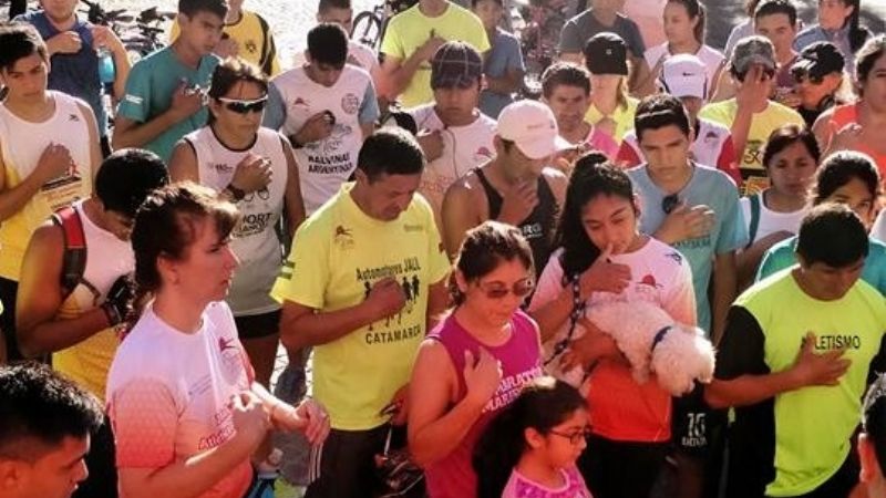 Atletas acompañarán el traslado de la Virgen a La Hermita