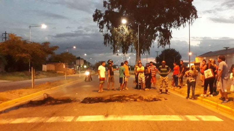 Piquete en el Sur de la ciudad