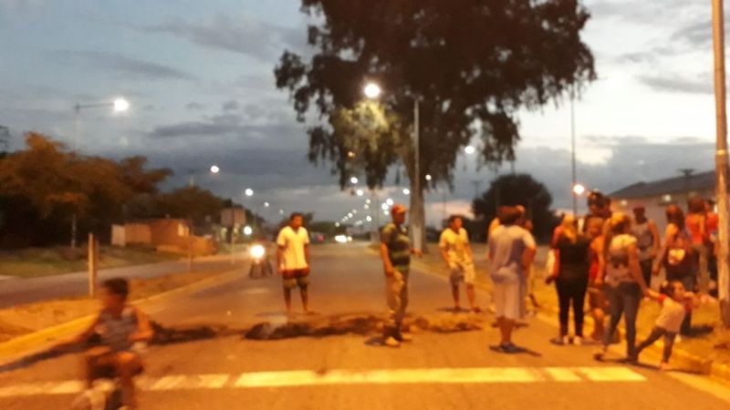 Piquete en el Sur de la ciudad