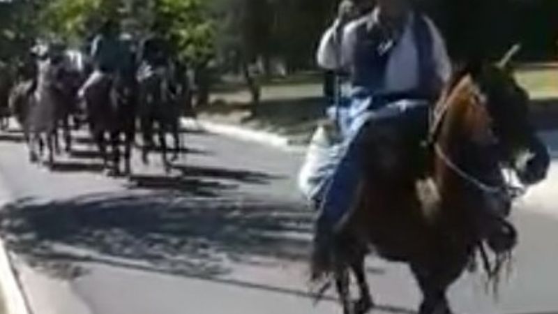 Cabalgata en honor a la Virgen del Valle