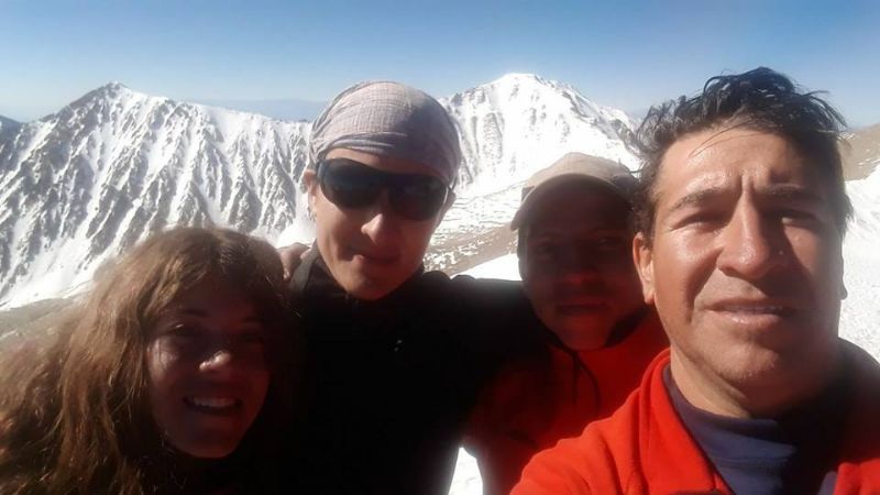 Llegaron a la cumbre del Nevado del Aconquija