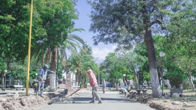 Avanza la recuperación de la plaza de Villa Cubas