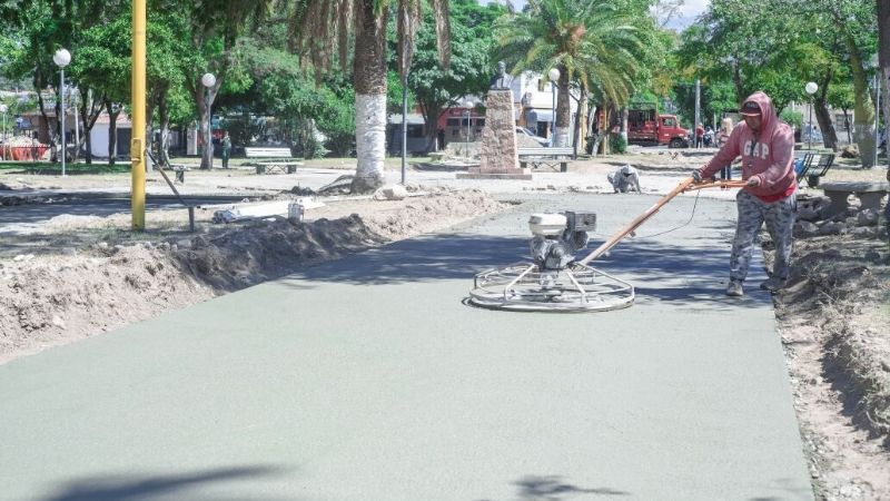 Avanza la recuperación de la plaza de Villa Cubas