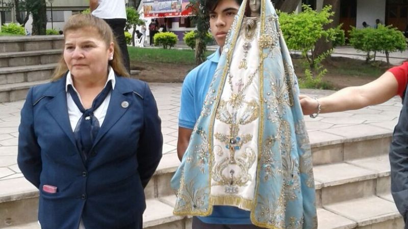 La Virgen del Valle visitó las escuelas preuniversitarias