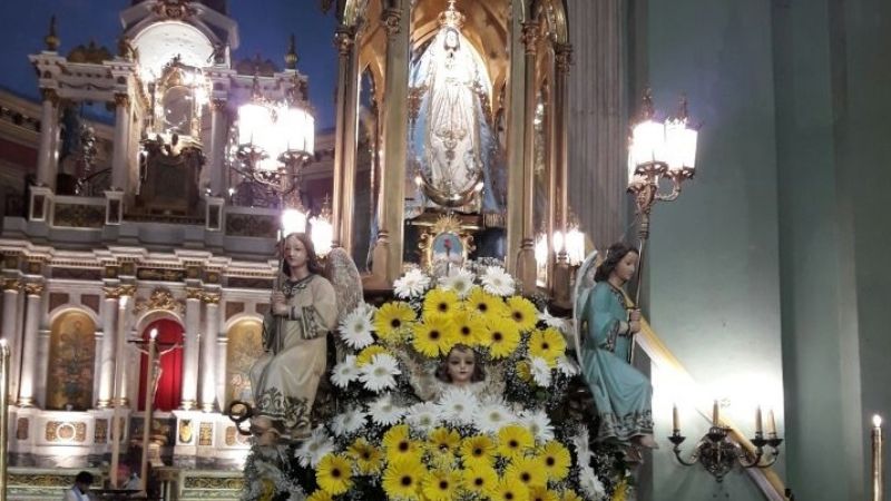 La Virgen del Valle descendió desde el Camarín y marcha a la Ermita de Valle Viejo